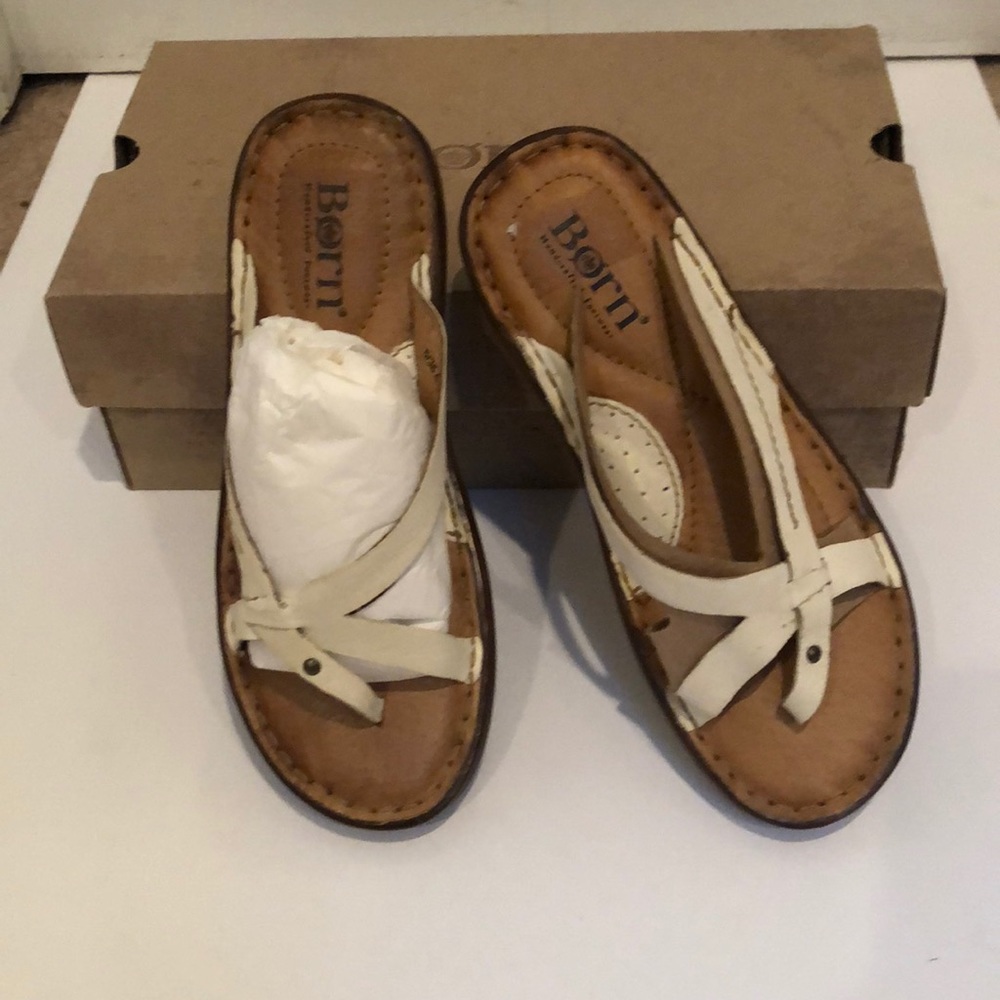 NEW Born leather sandals - so cute n comfy